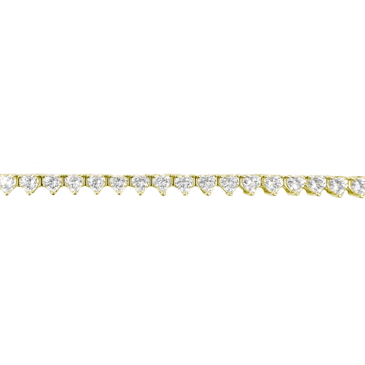 Heart Tennis Bracelet