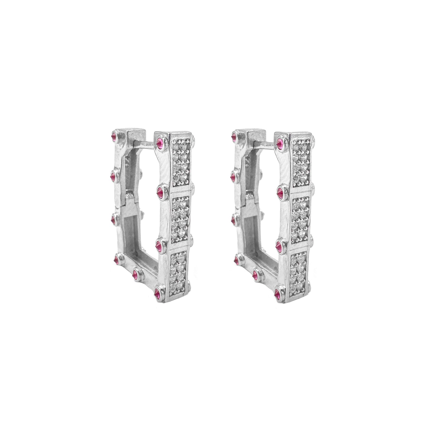 Fuchsia Stone Serenay Earrings