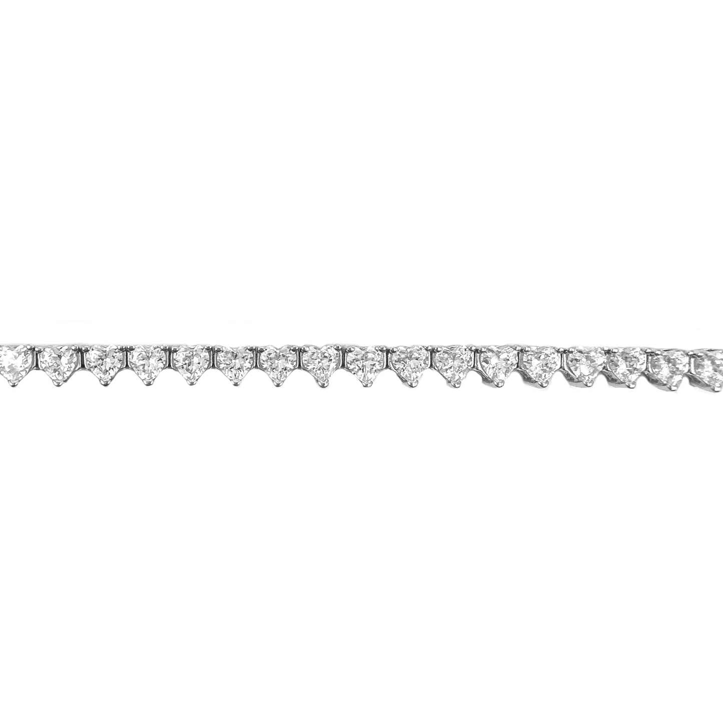 Heart Tennis Bracelet