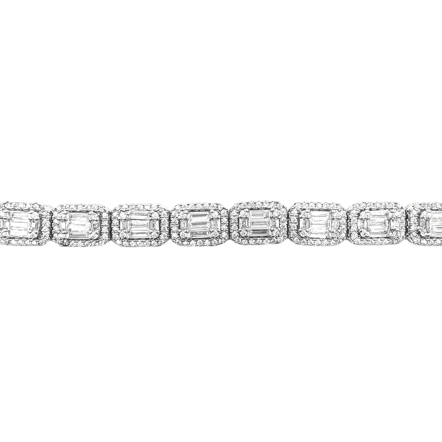 Box Lock Baguette Bracelet