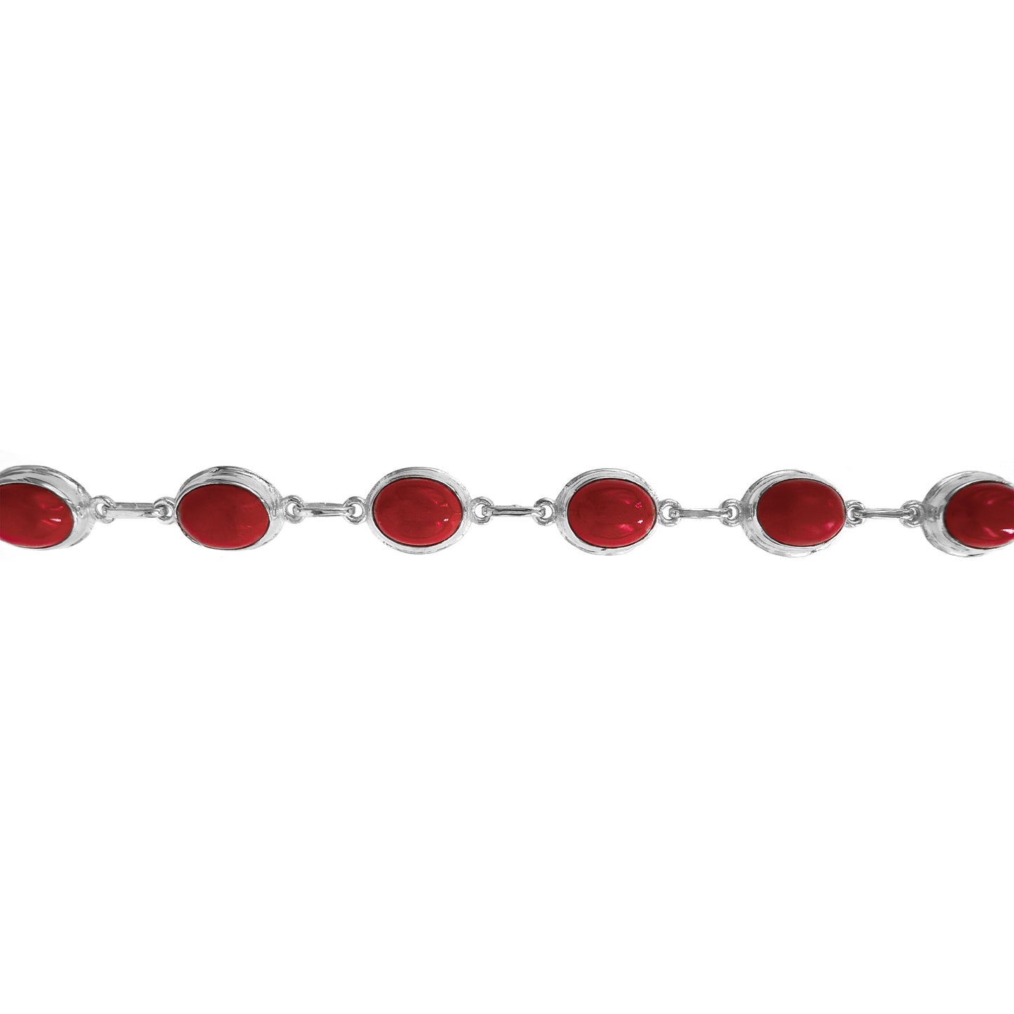 Red Natural Stone Bracelet