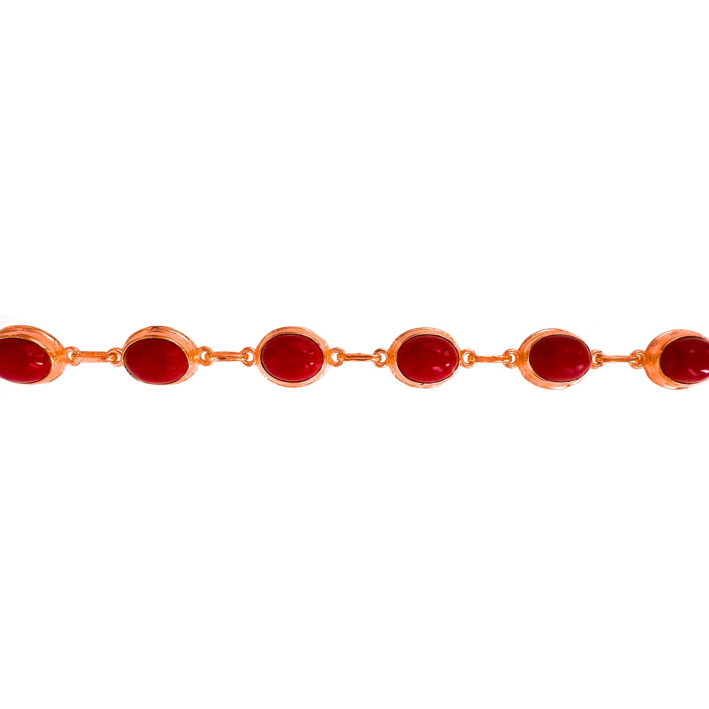 Red Natural Stone Bracelet