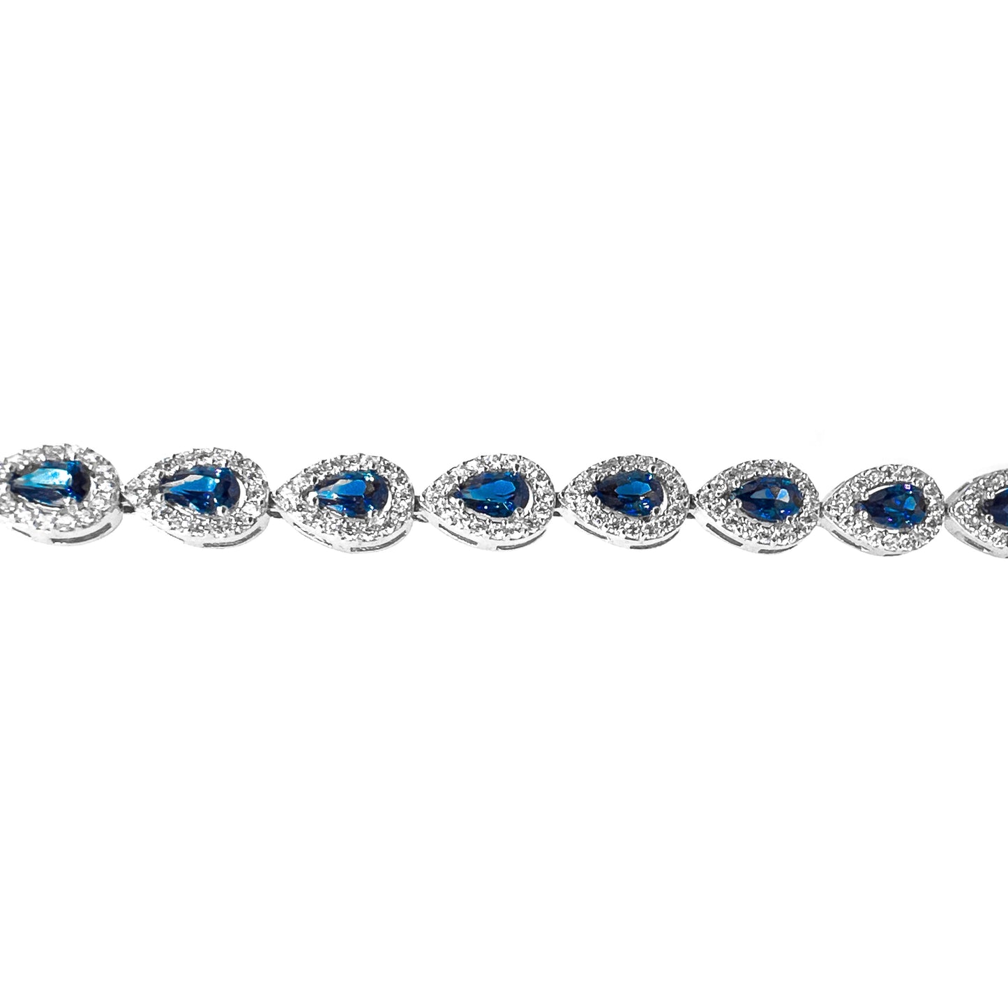 Navy Blue Drop Tennis Bracelet