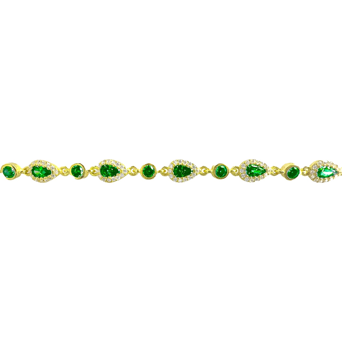 Drop Model Colorful Stone Bracelet