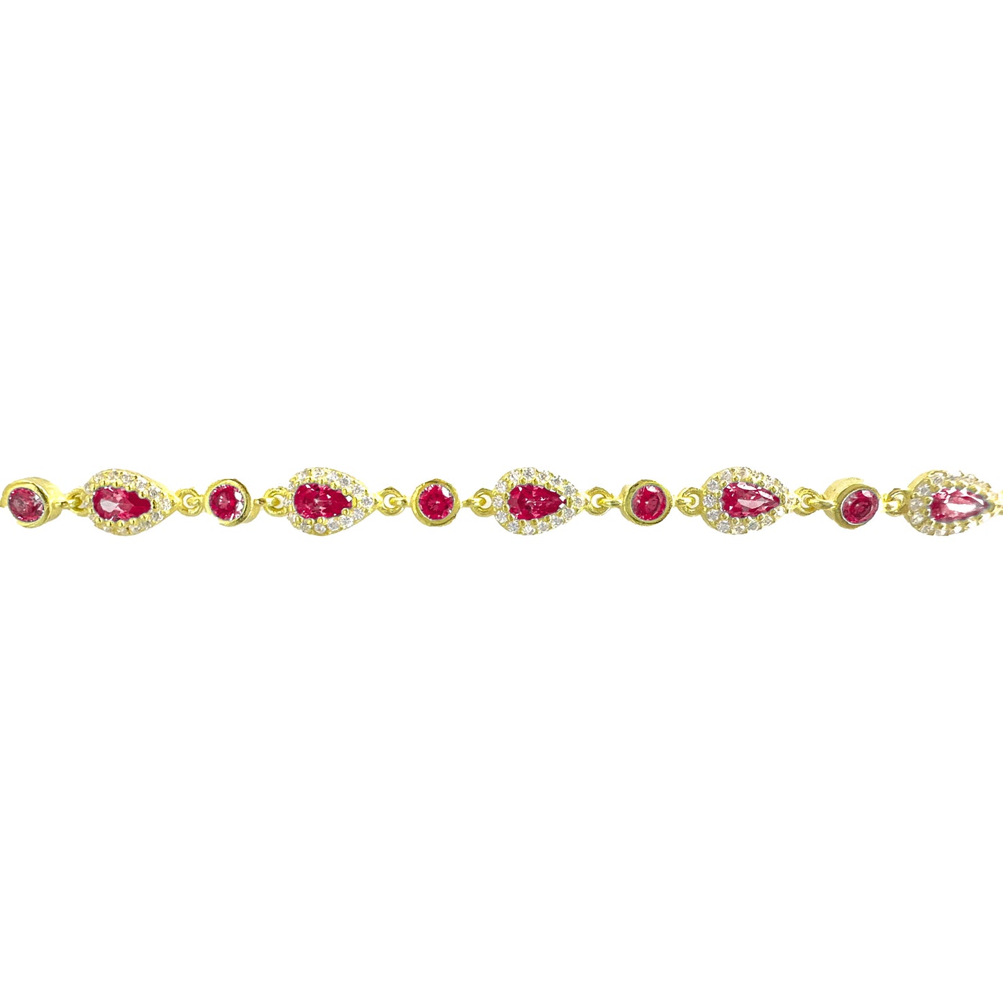 Drop Model Colorful Stone Bracelet
