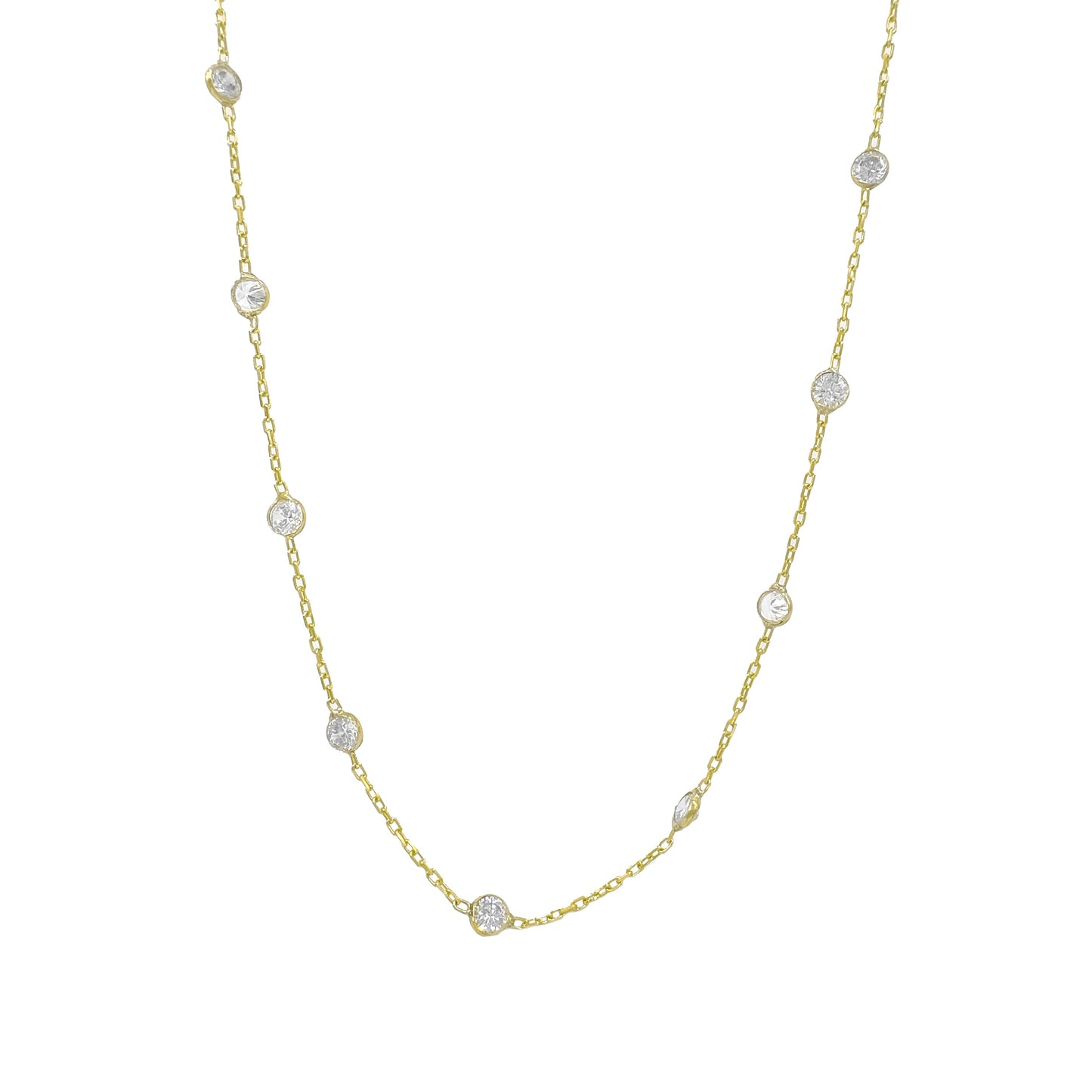 Designer Stone Chain Necklace