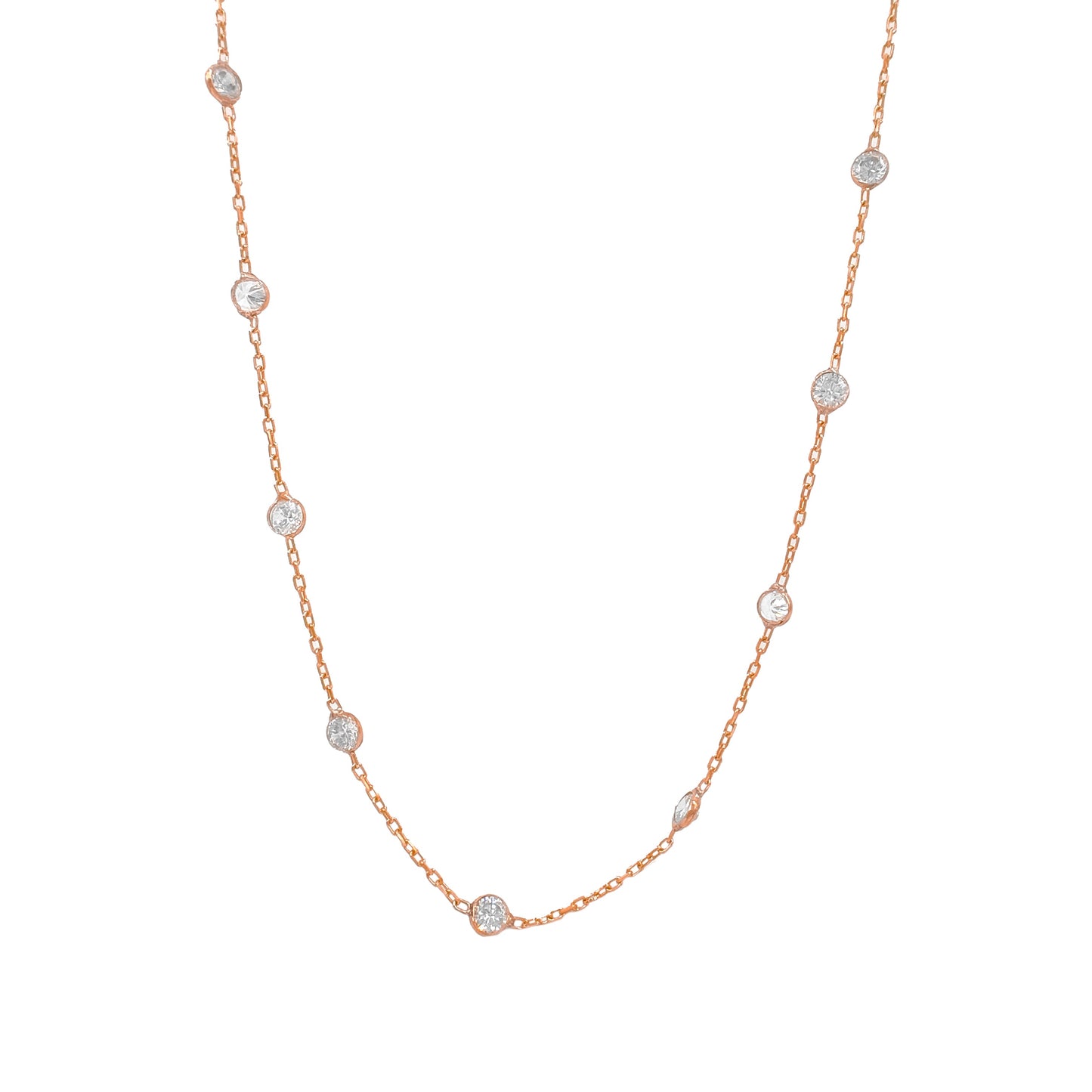 Designer Stone Chain Necklace
