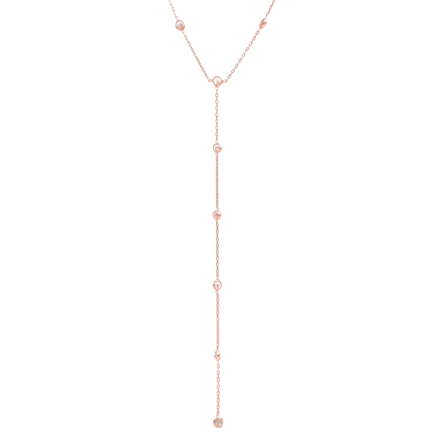 Designer Stone Y Necklace