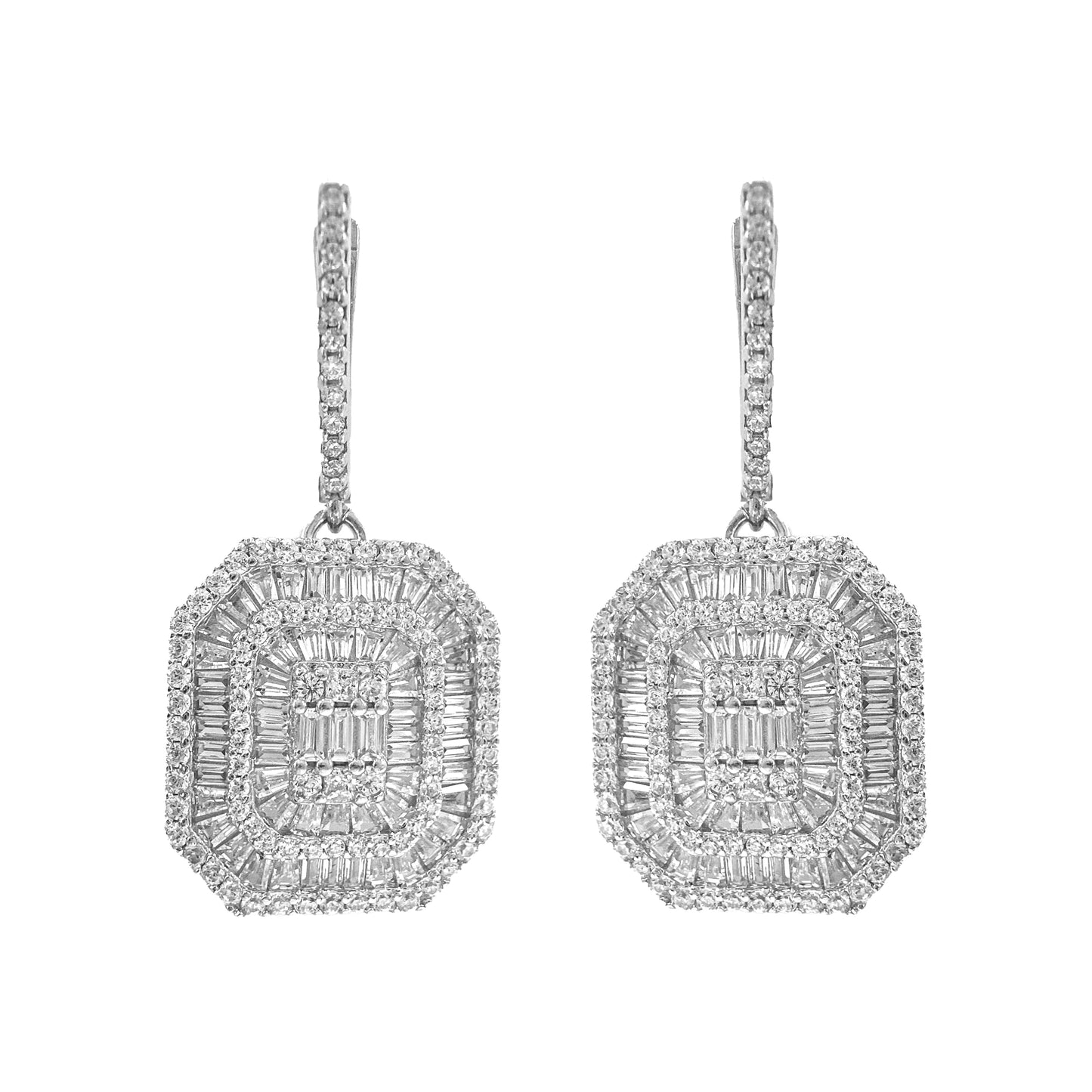 Modern Baguette Earring