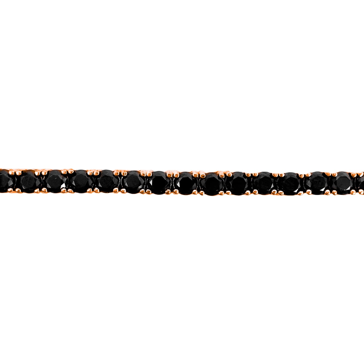 Black Zircon Tennis Bracelet