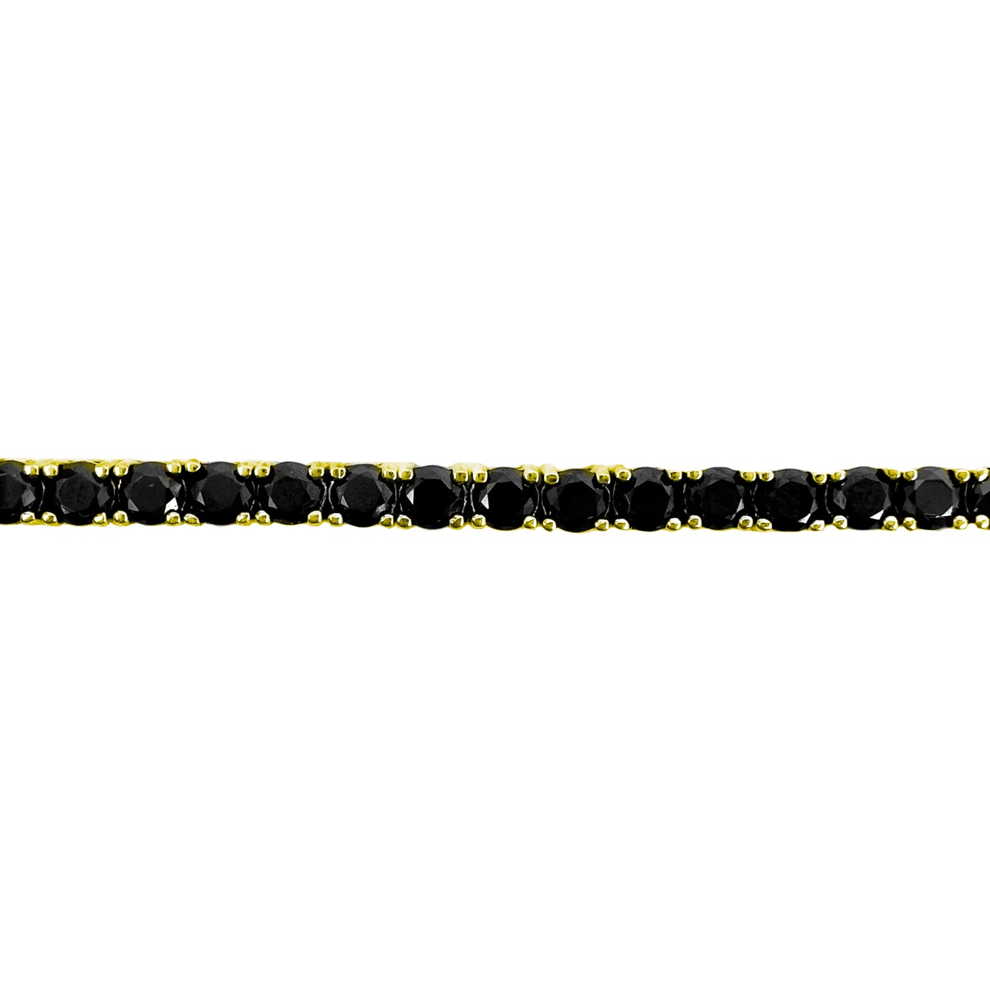 Black Zircon Tennis Bracelet