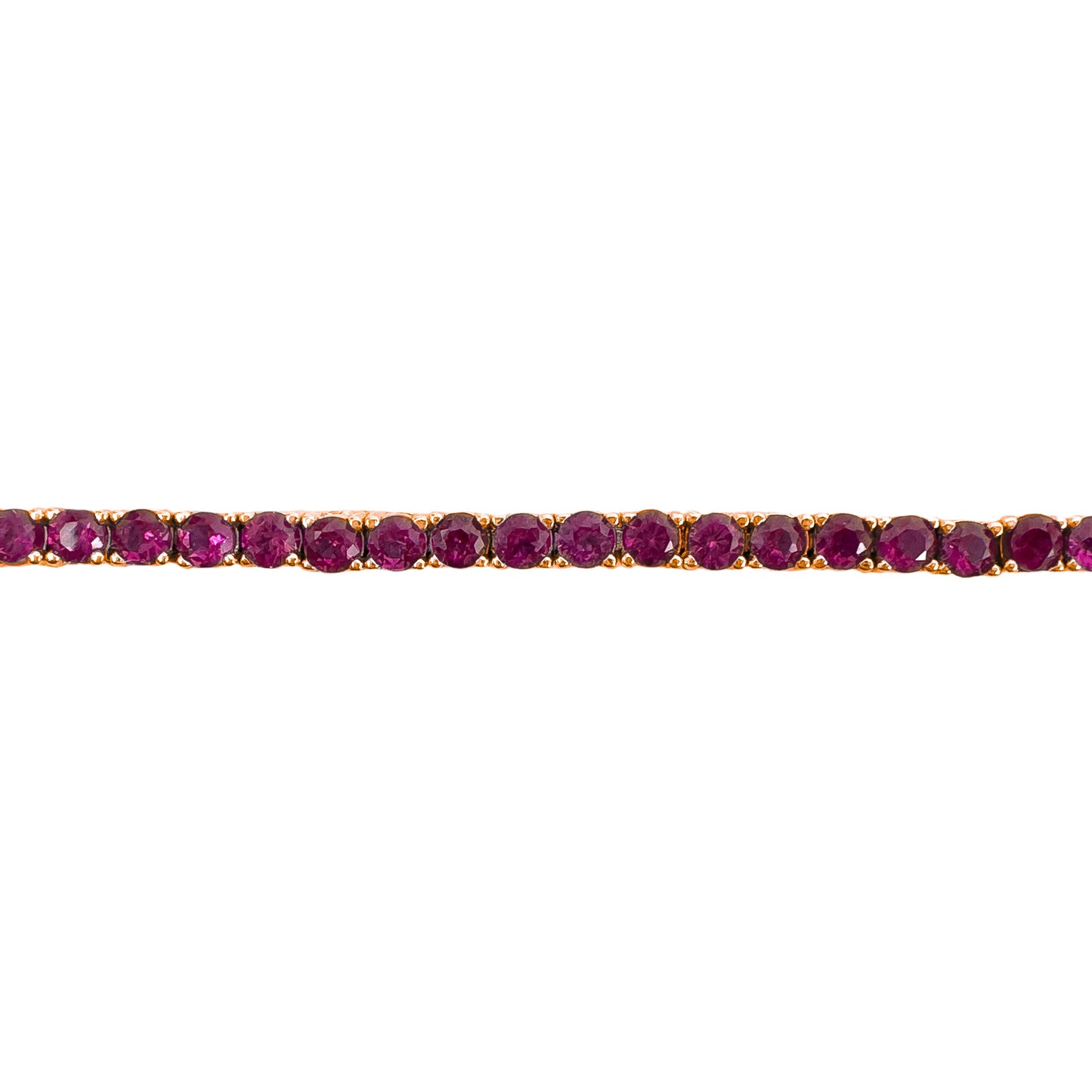 Fuchsia Colored Tennis Bracelet