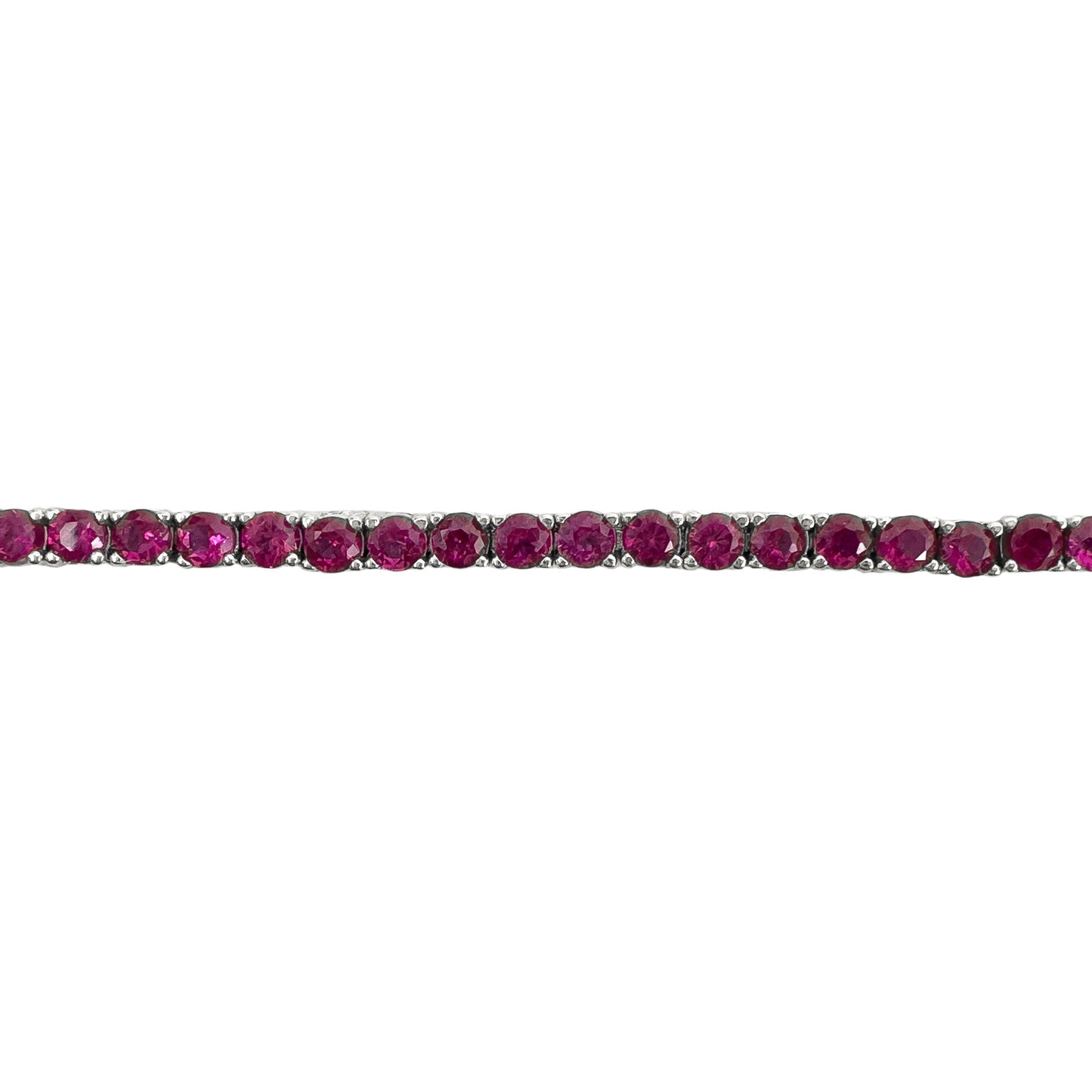 Fuchsia Colored Tennis Bracelet