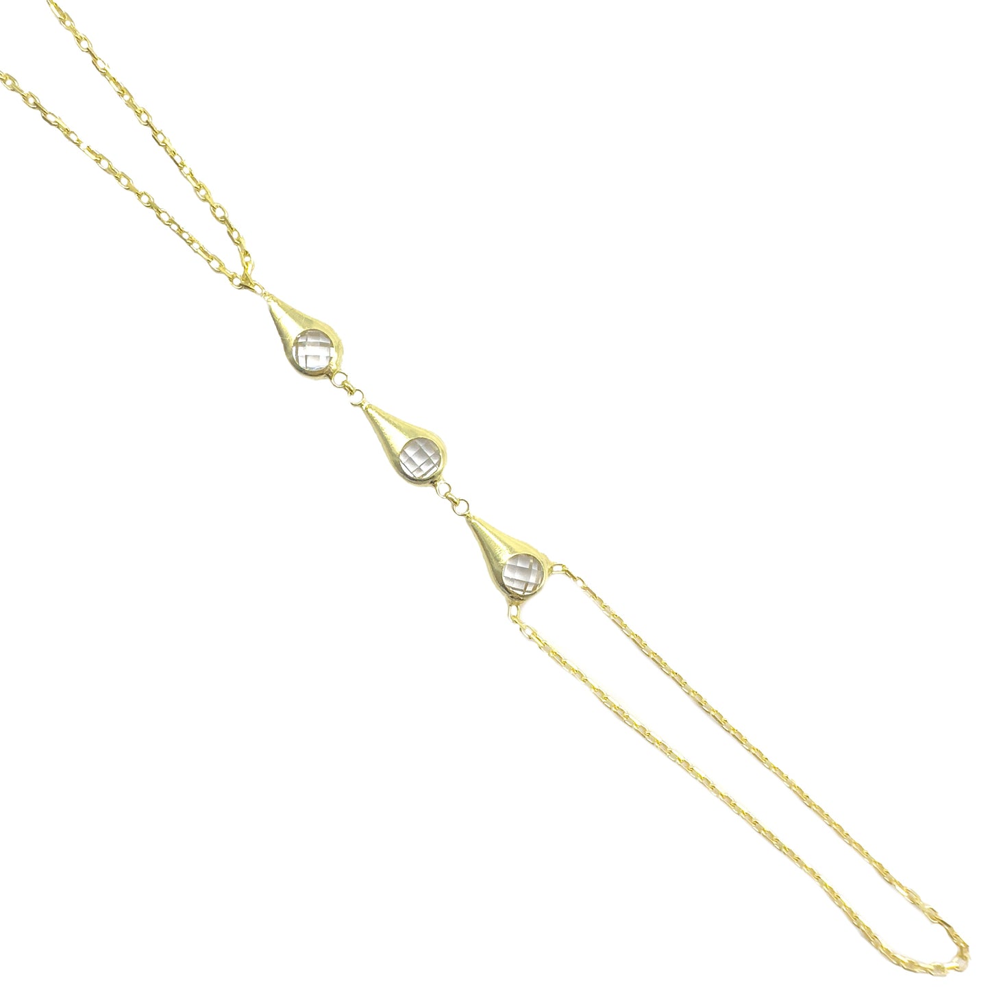 Stone Crystal Handchain