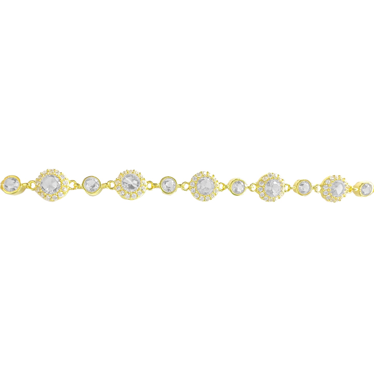 Round Colored Stone Mix Bracelet