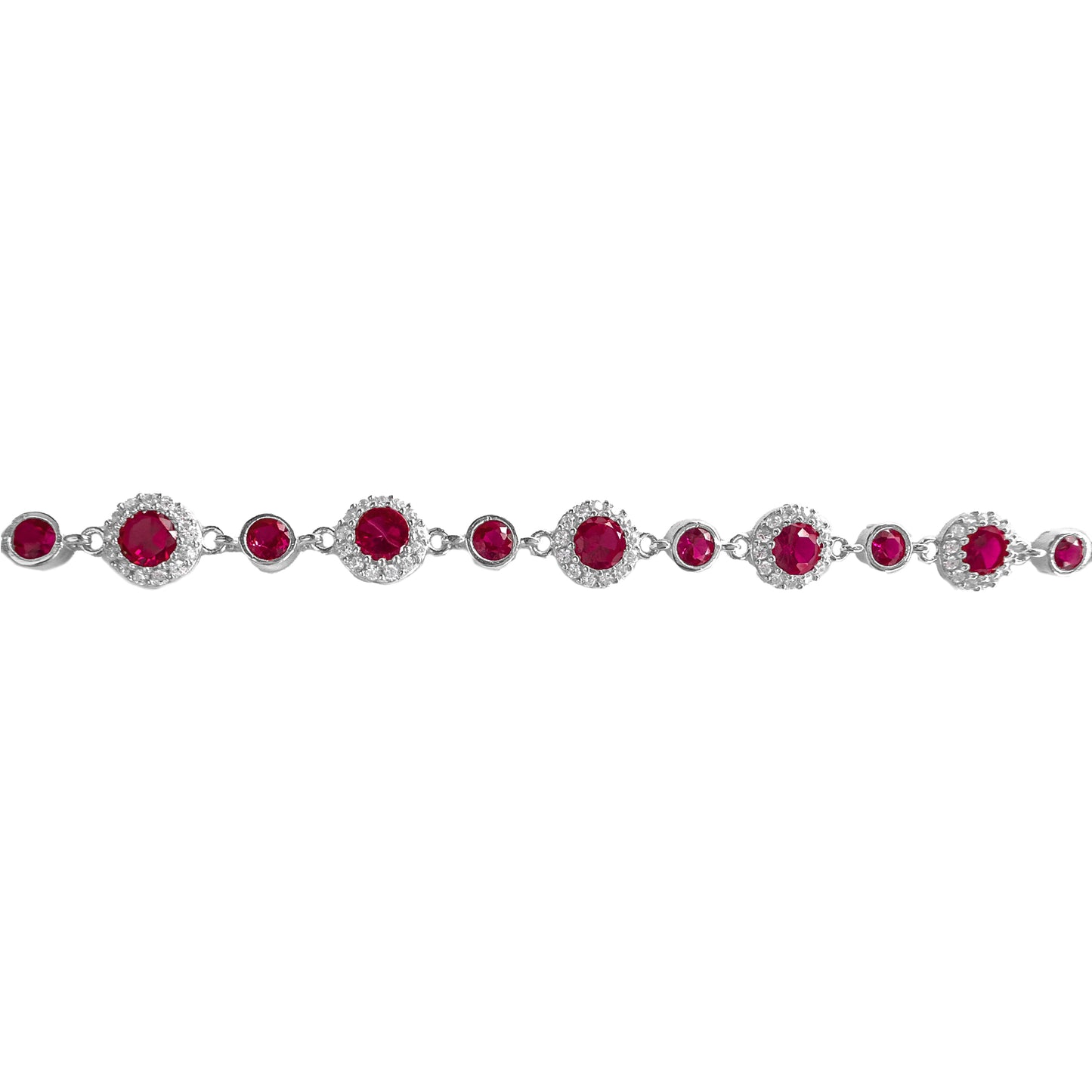 Round Colored Stone Mix Bracelet