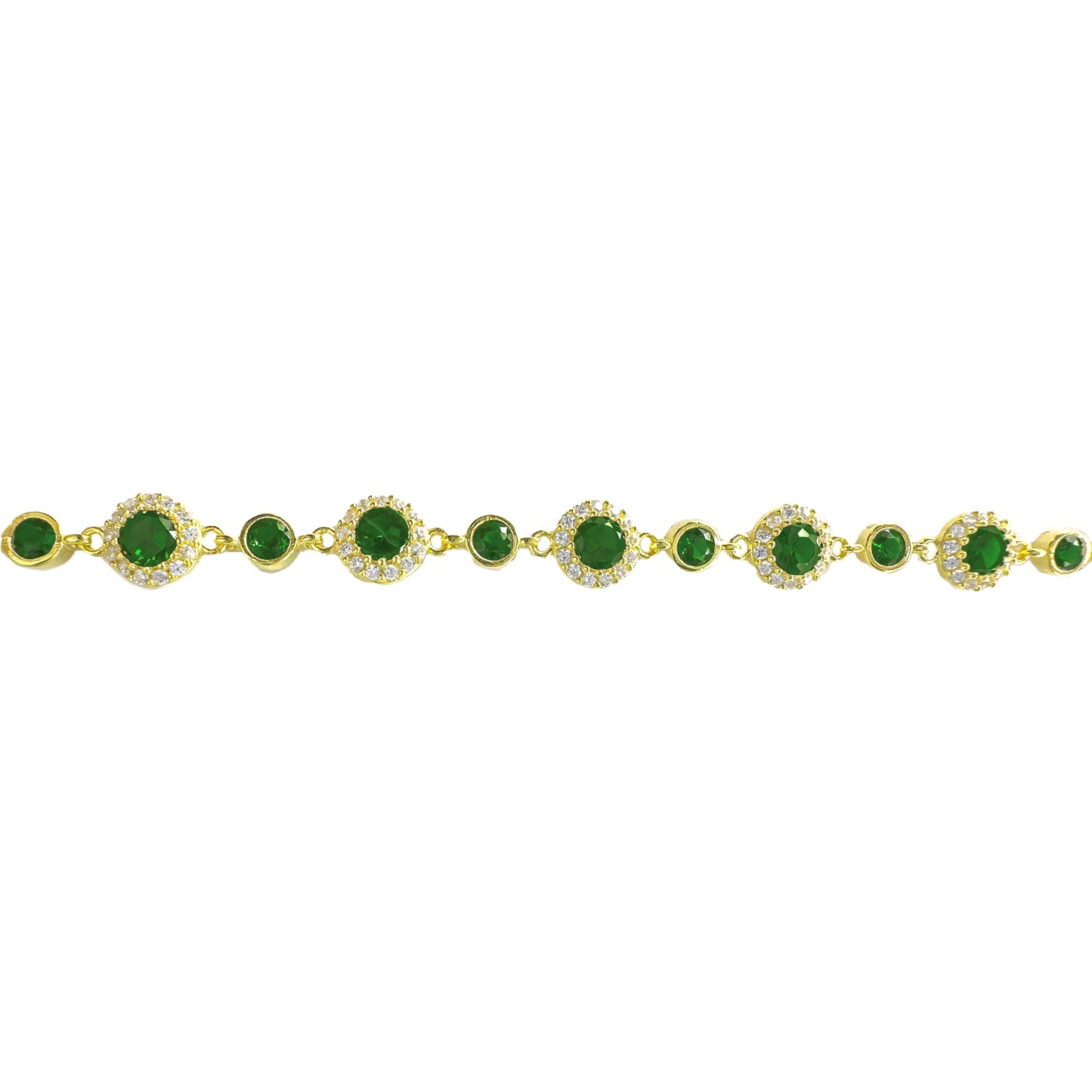 Round Colored Stone Mix Bracelet