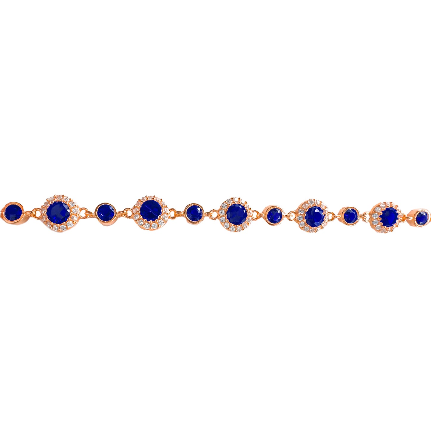 Round Colored Stone Mix Bracelet