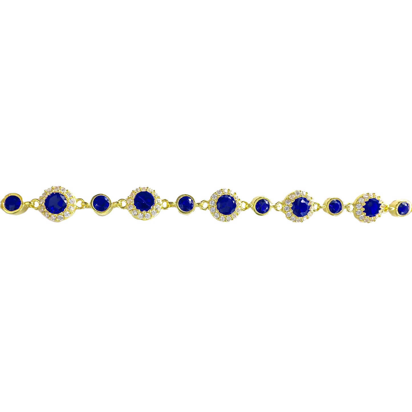 Round Colored Stone Mix Bracelet