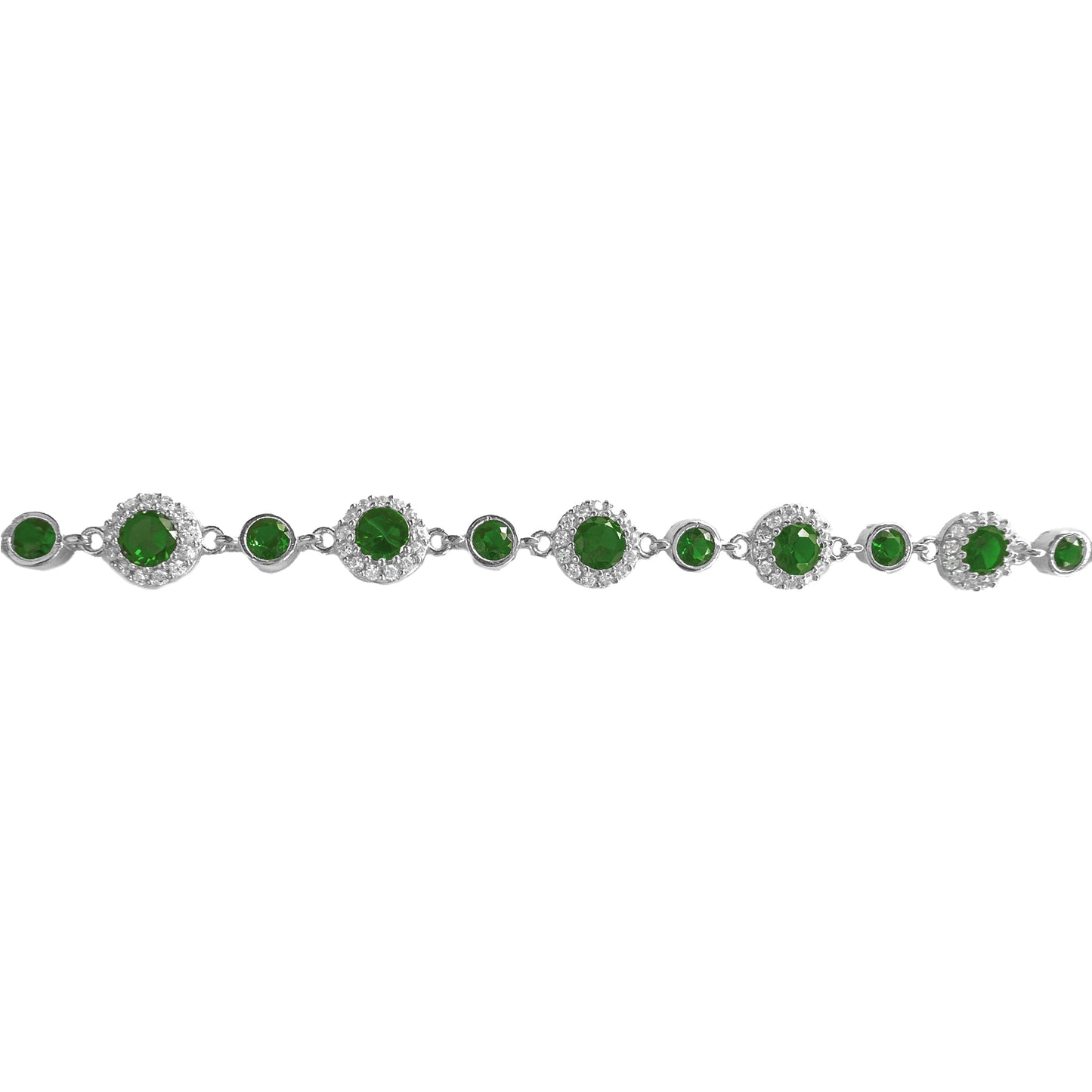 Round Colored Stone Mix Bracelet