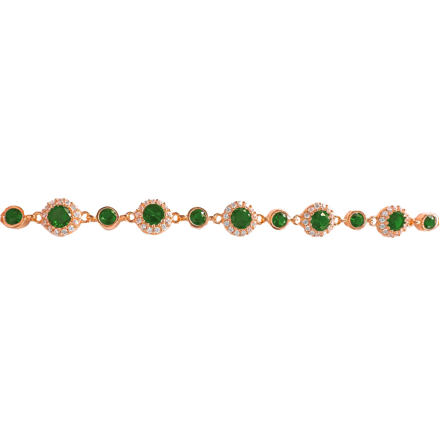Round Colored Stone Mix Bracelet