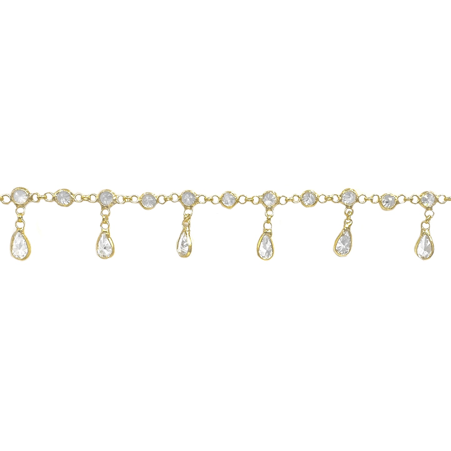 Drop Stone Anklet