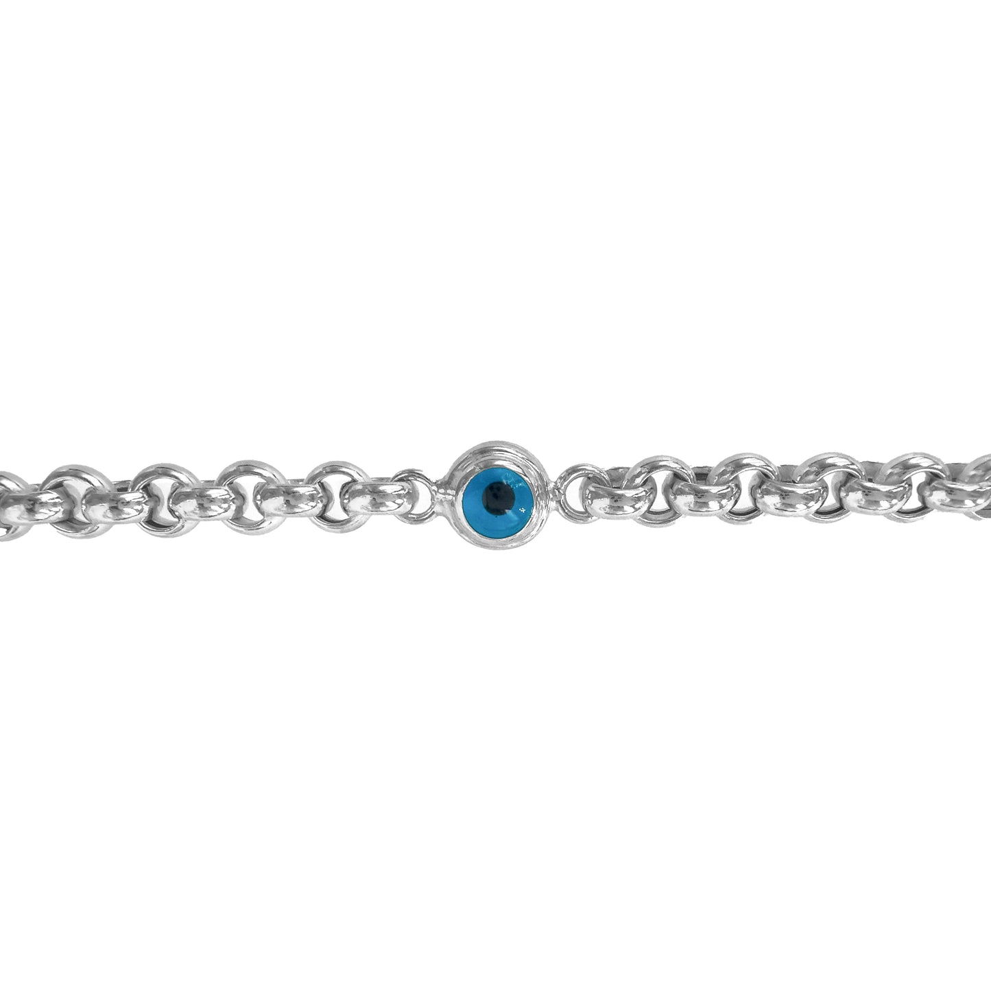 Single Evil Eye Hollow Bracelet