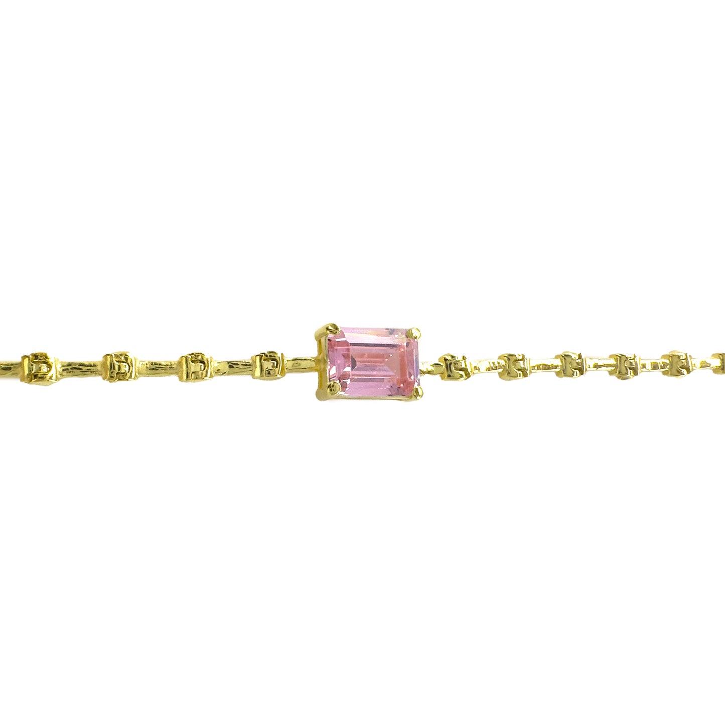 Baguette Stone Design Bracelet