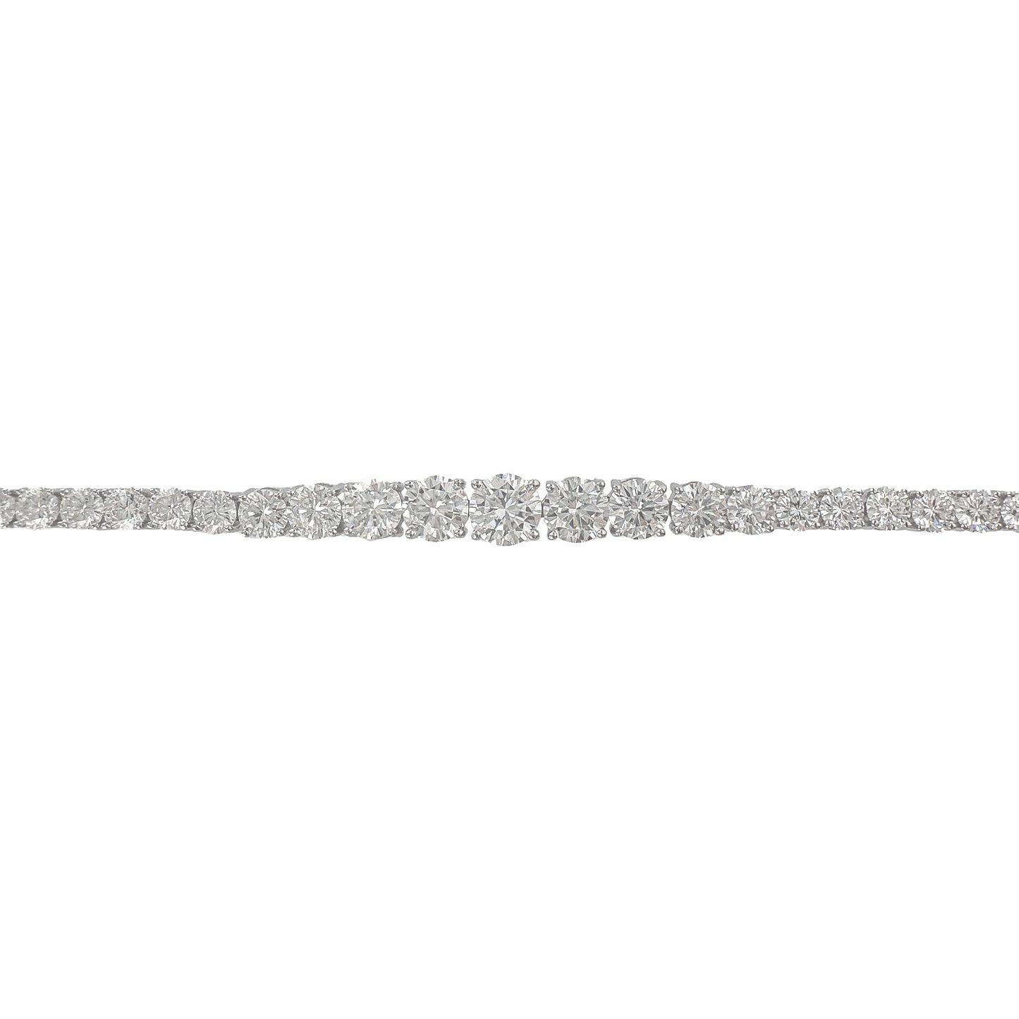 Ice Cut Graduated Tennis Bracelet