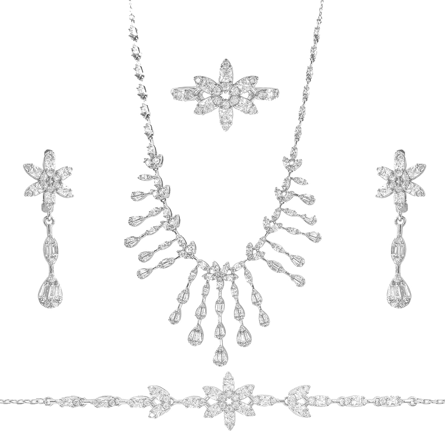 Flower and Drop Model Swinging Night Set
