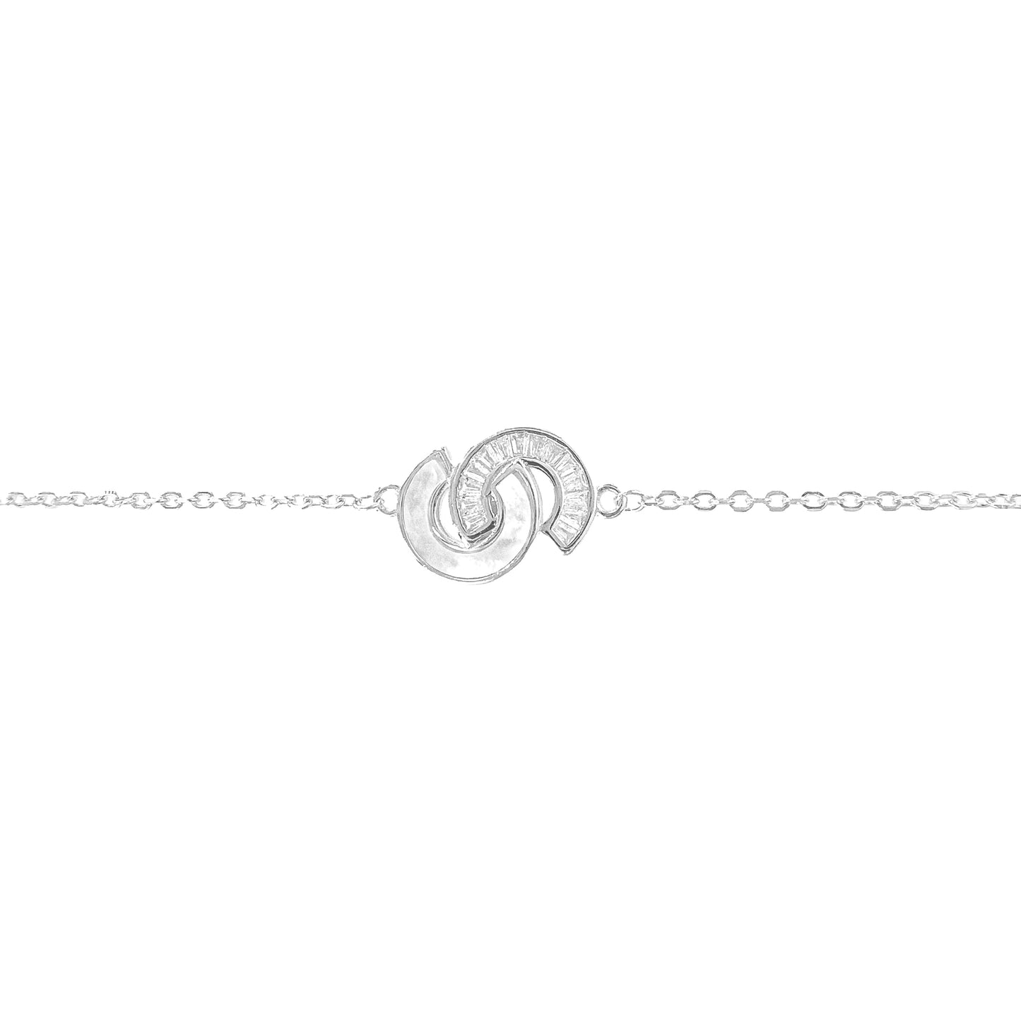 S Model Mother of Pearl Bracelet