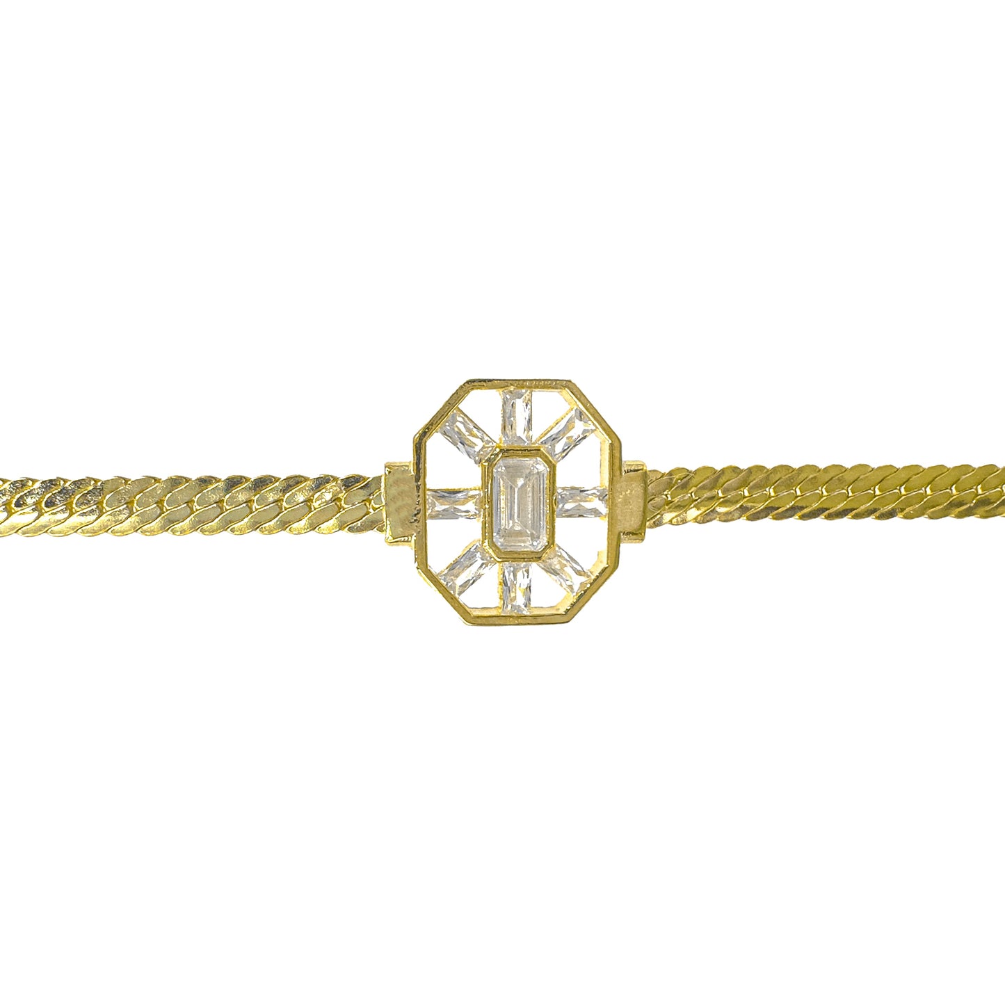 Gala Drop Baguette Bracelet