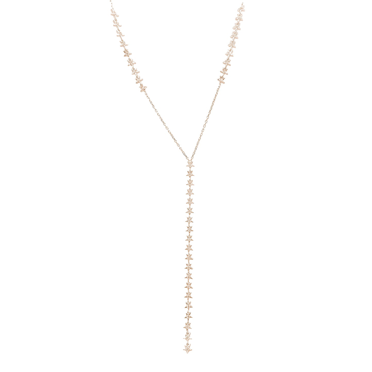 Y Necklace with Star Stone