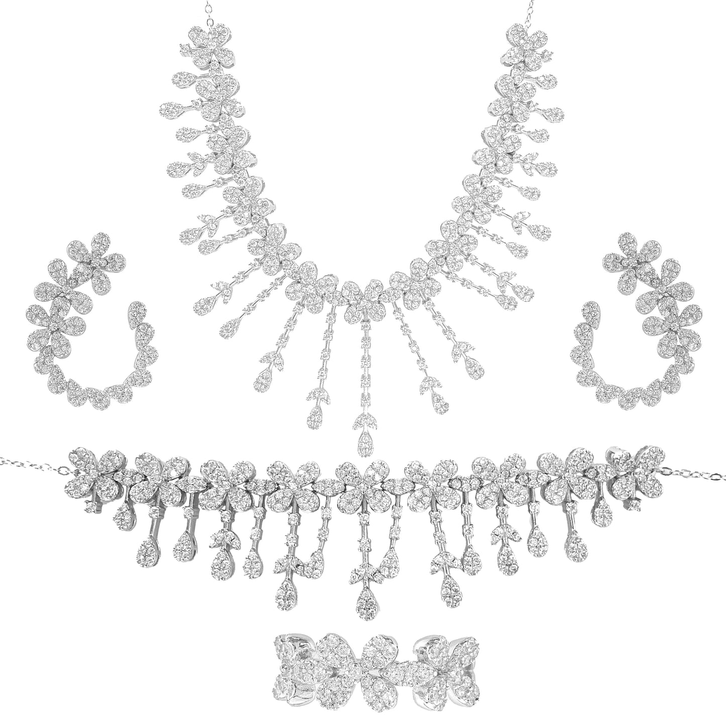 Flower Model Hanging Stone Night Set