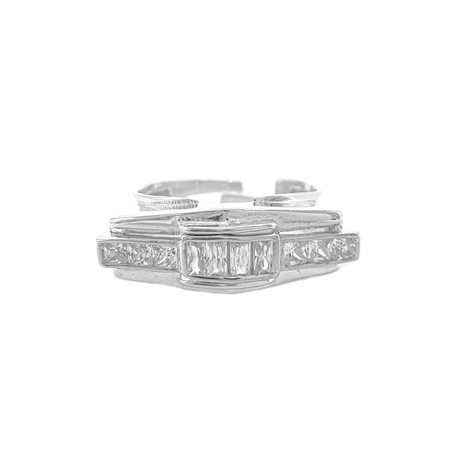 Baguette Stone Quillon Ring