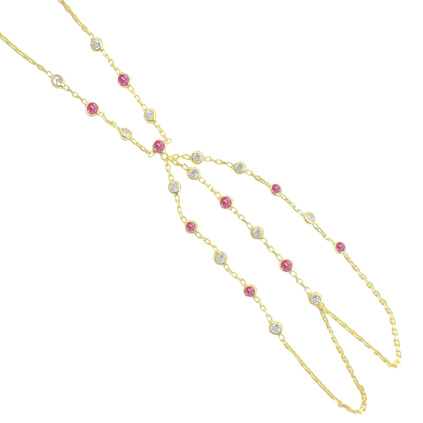 Chole Crystal Fuchsia Stone Shahmaran