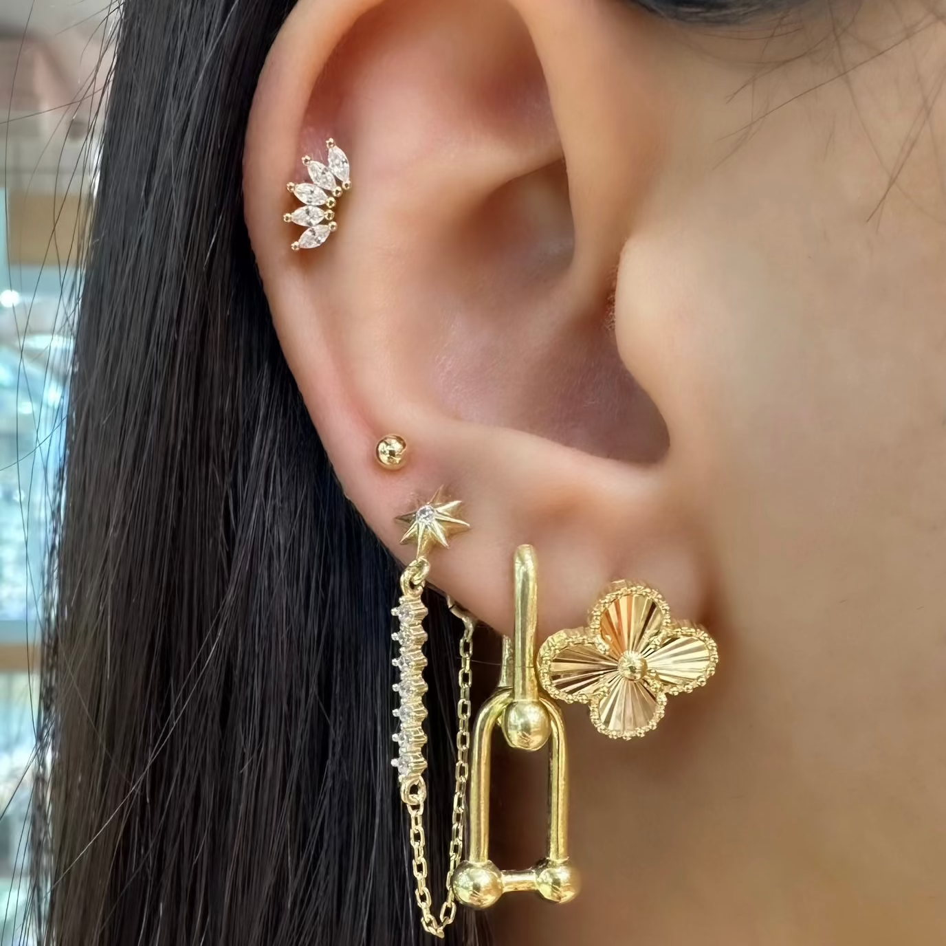 Tif Earrings Without Stones