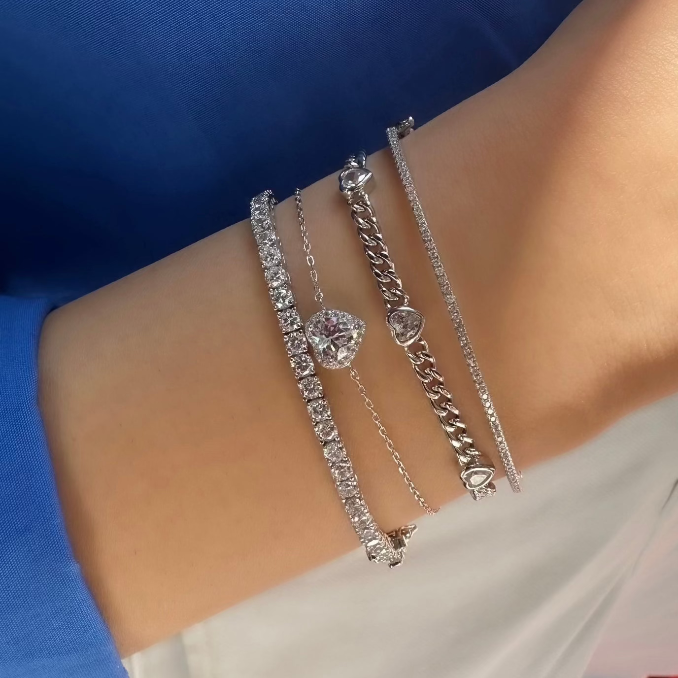 Stone Heart Bracelet