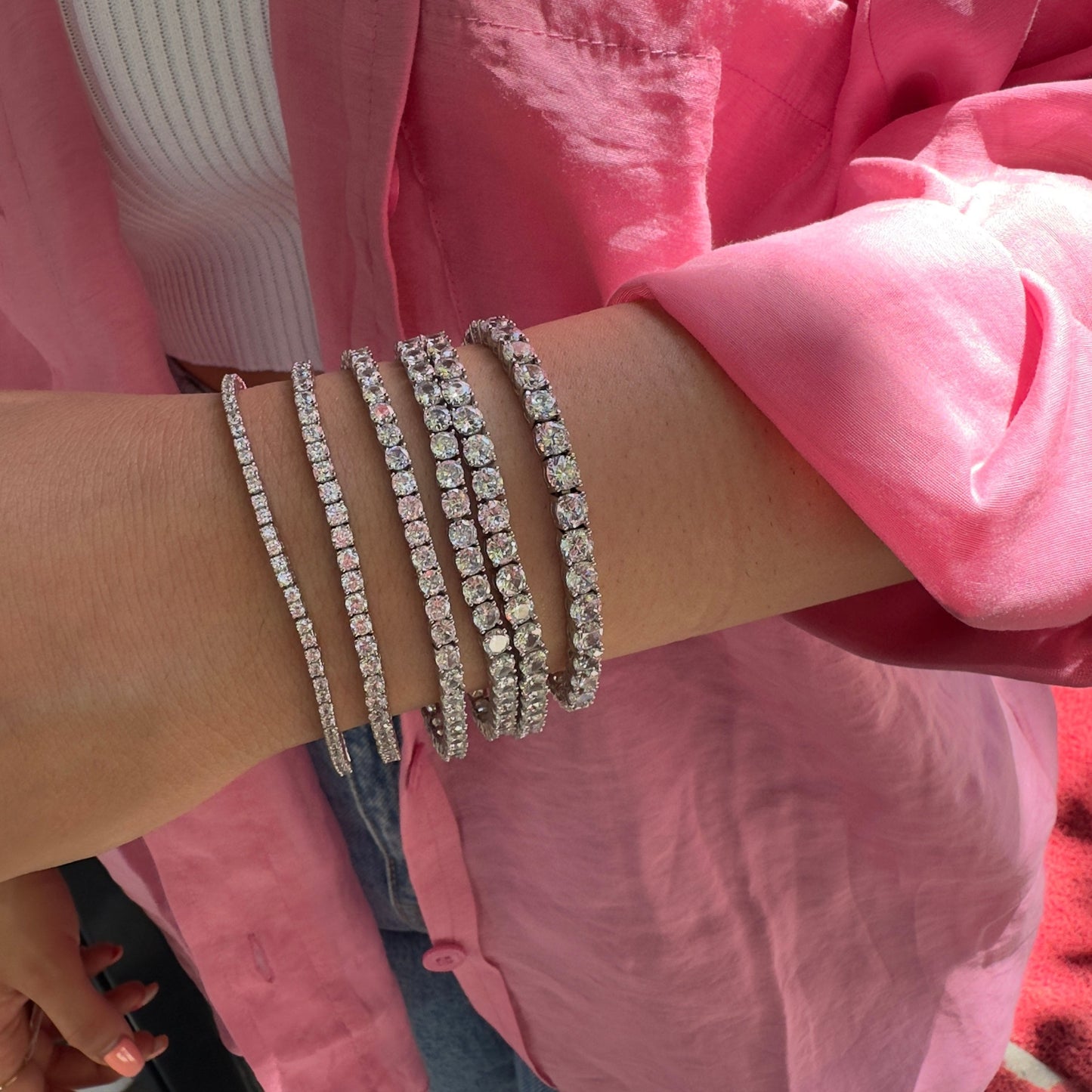 Four mm Tennis bracelet