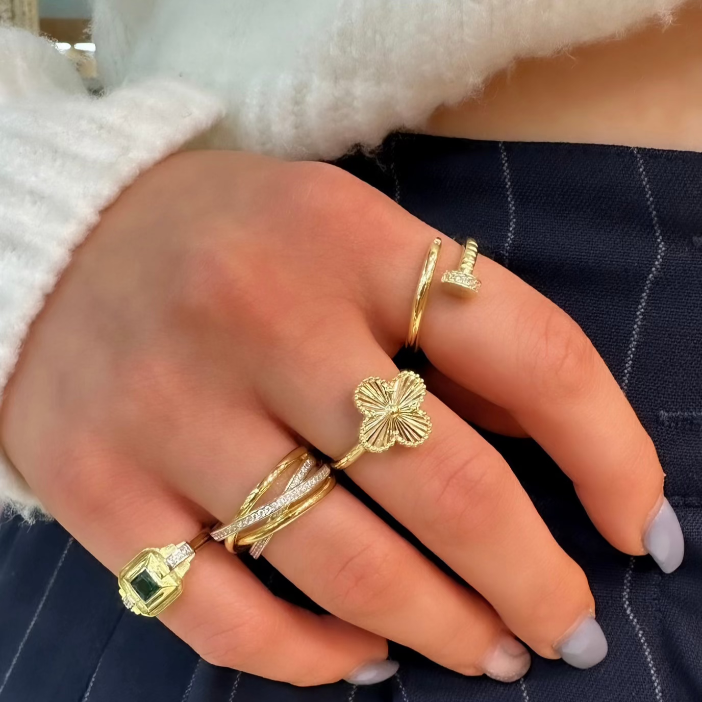 Nail Model Ring