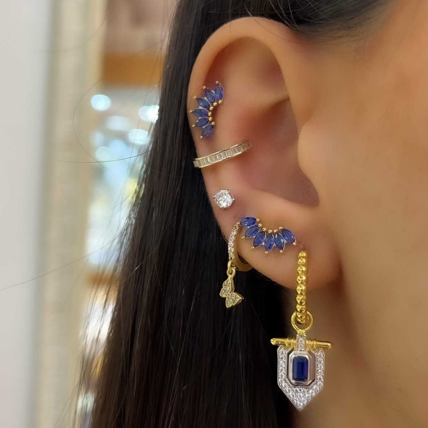 Colorful Marquise Earrings