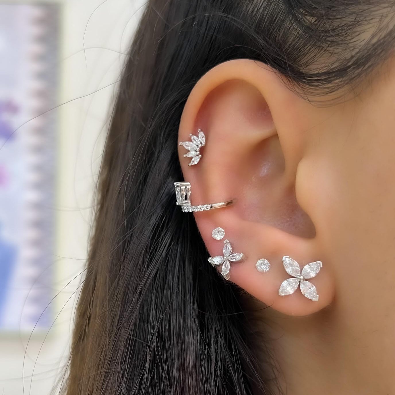 Marquise Medium Size Earrings