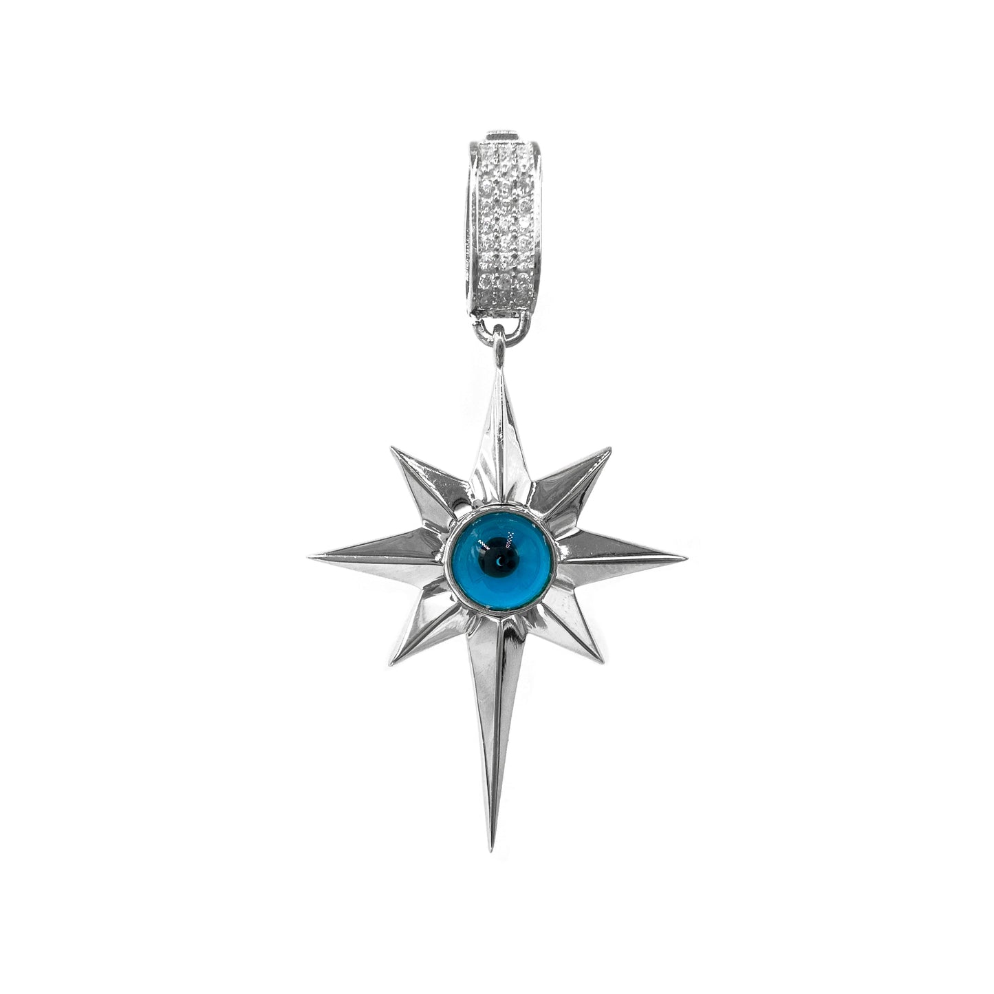 Evil Eye Polar Star Pendant / Charm