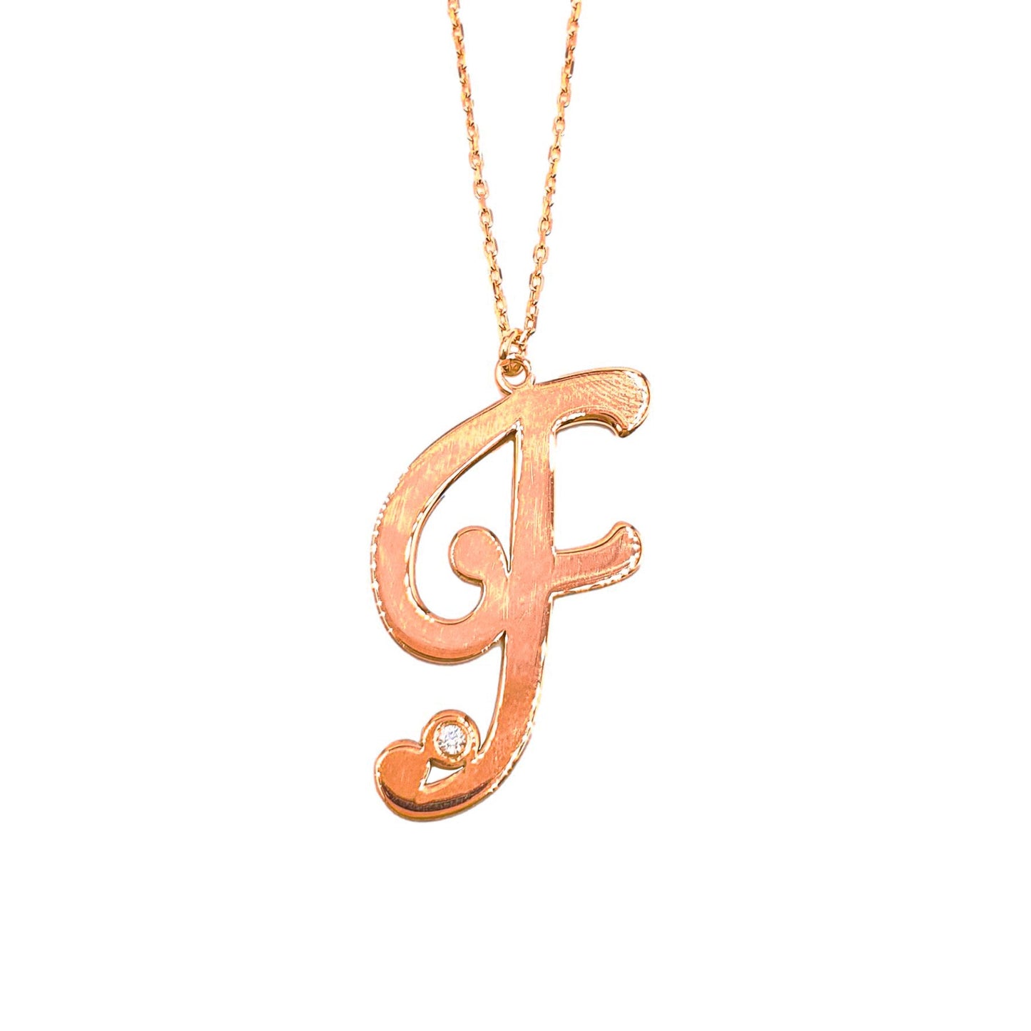 Cursive Letter Necklace