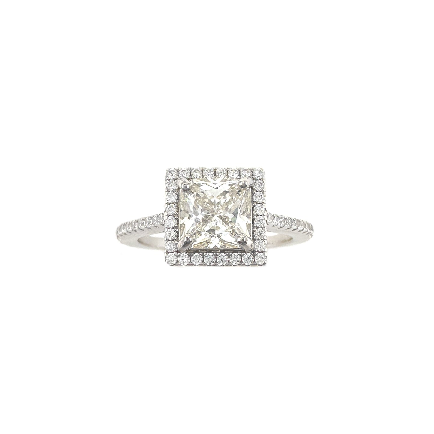 Square Moissanite Ring