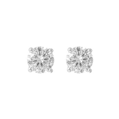 Medium Size Moissanite Solitaire Earring