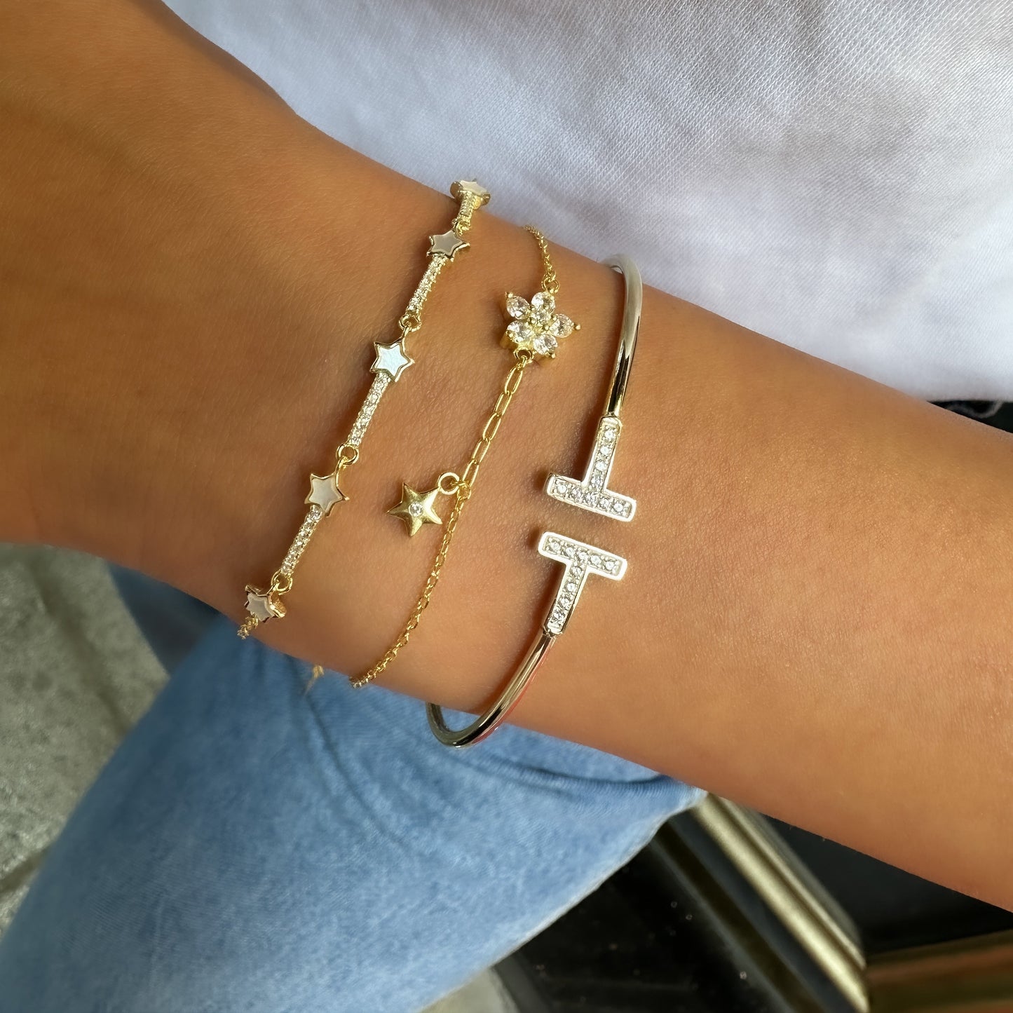 Dangle Star Bracelet