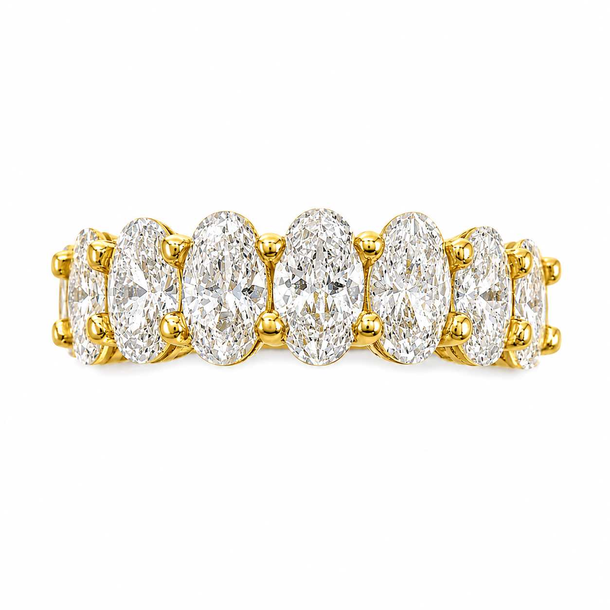 D-Color Oval Full Circle Ring