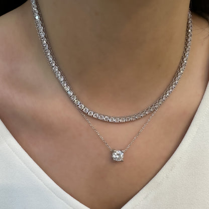 Three Carat Designer Teştaş Necklace