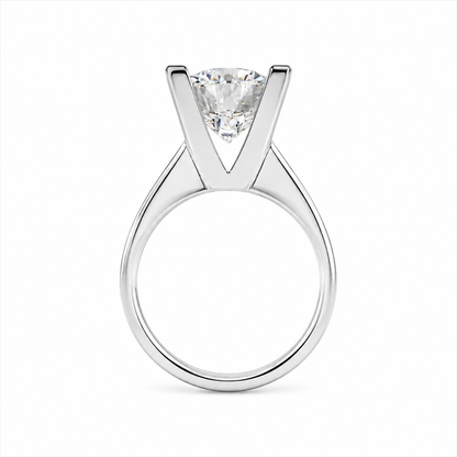Three Carat Moissanite Solitaire Ring